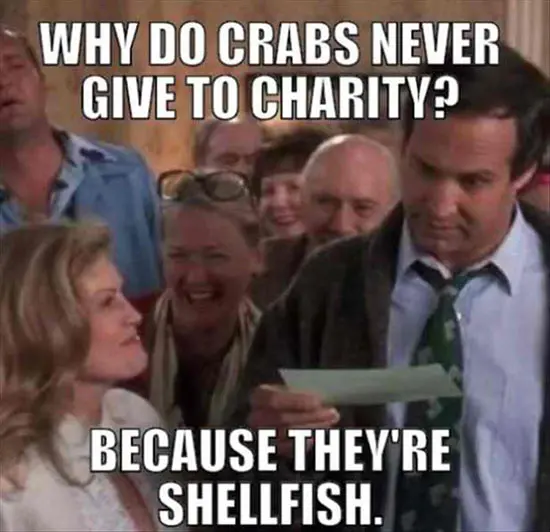crabs are shellfish