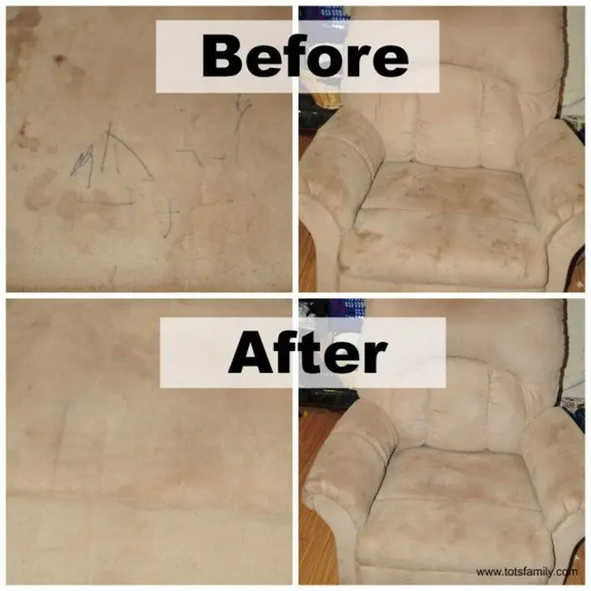 dirty sofa clean sofa