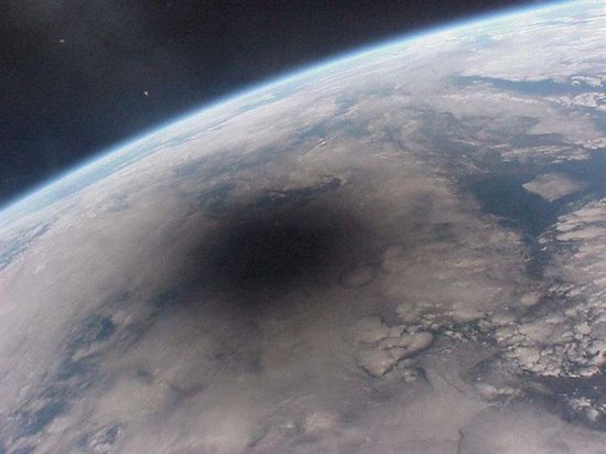 eclipse from space
