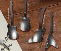 guitar tea spoons