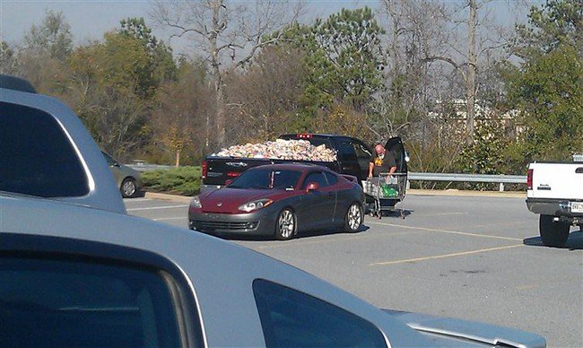 guy truck of bread