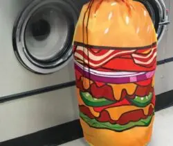 hamburger laundry hamper