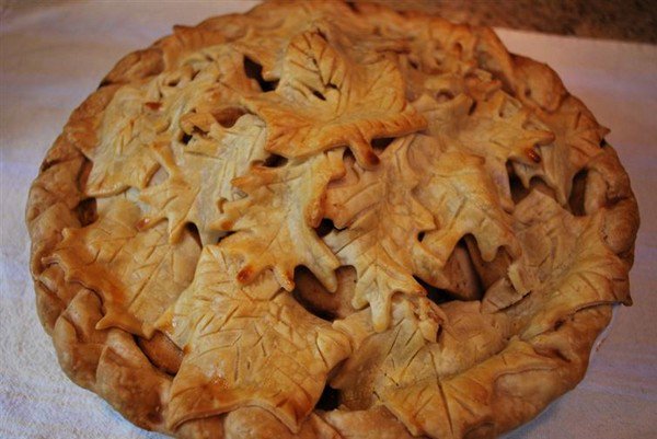 leaf top pie