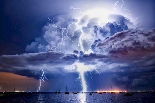 lightning storm