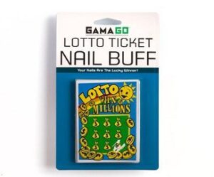 lotto ticket nail buffer pack