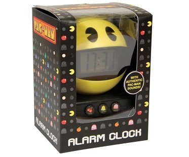 pac-man alarm clock box