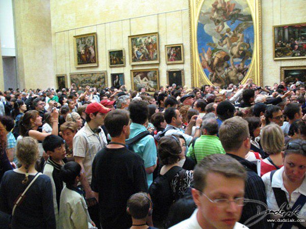 people at museum