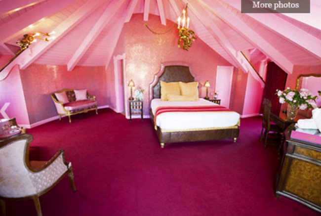 pink bedroom madonna inn