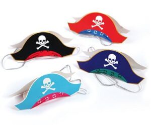 pirate party hats colours
