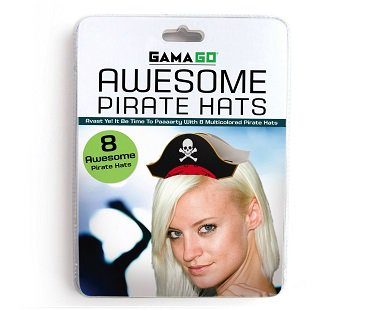 pirate party hats pack