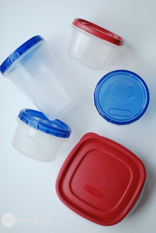 plastic containers