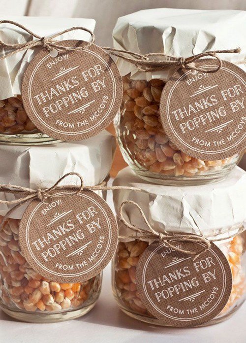 popcorn wedding favors