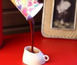 poured coffee night light