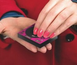 record player nail buffer