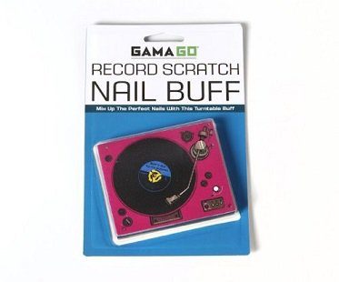 record player nail buffer pack