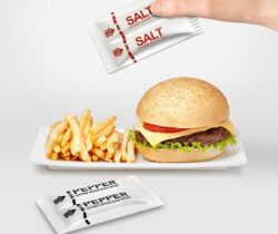 salt and pepper packet style shakers