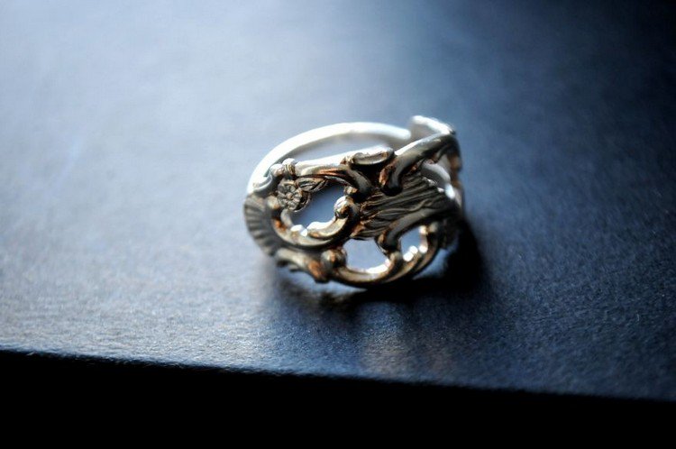 silver spoon ring