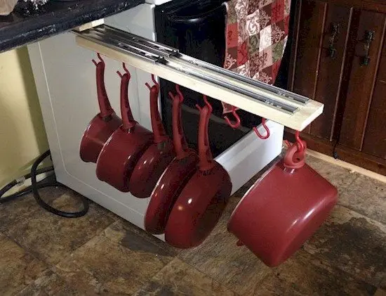 sliding pan rack