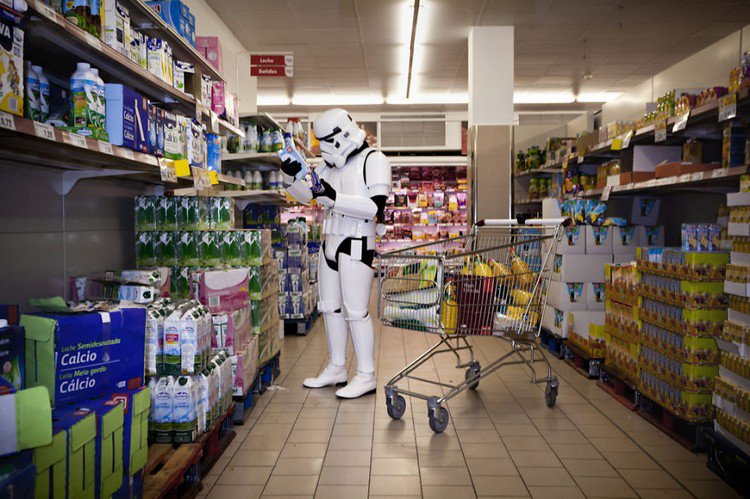 stormtrooper shopping