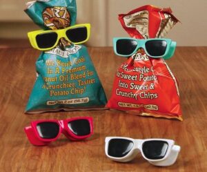 sunglasses chip bag clips