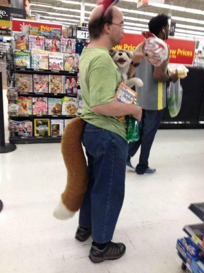 tail guy walmart