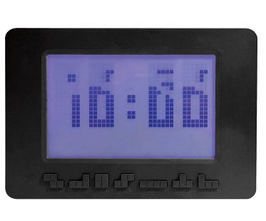 tetris alarm clock time
