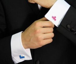 tetris cufflinks