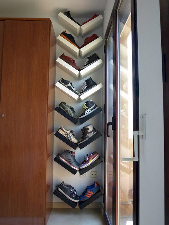 vertical shoe rack