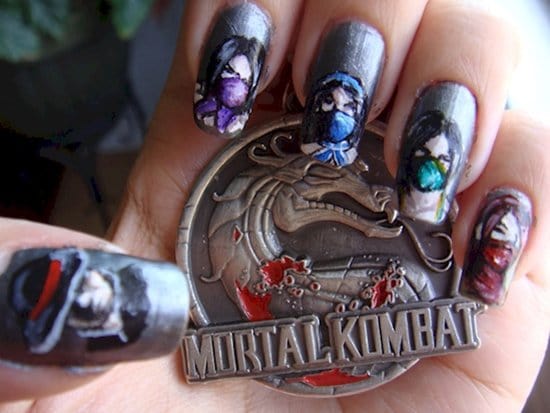 video-game-nail-art-kombat