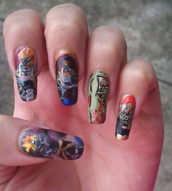 17 Awesome Examples Of Video Game Inspired Nail Art