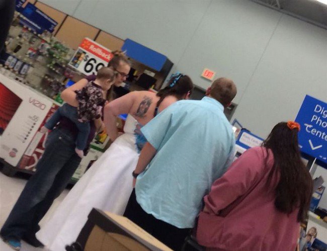 woman wedding dress walmart