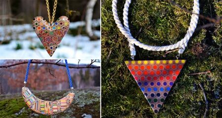 Anna Curlejova Colored Pencil Jewelry