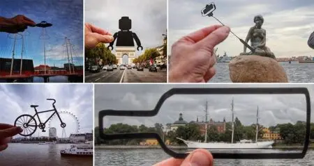 Cityscapes With Paper Cut Outs