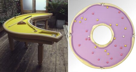 Cleon Daniel Handmade Banana Donut Pool Tables