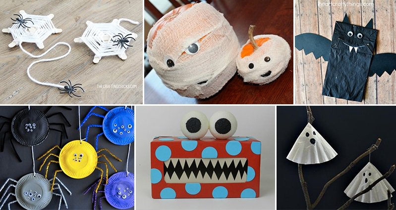 14 Horrifying Halloween Crafts For Kids