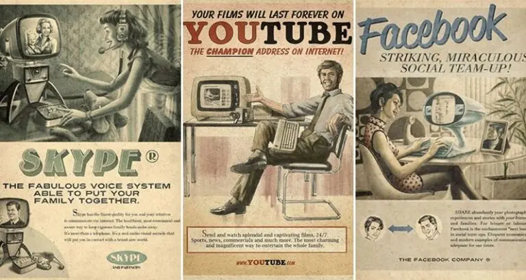 MaxiMidia Social Media 1950s Posters