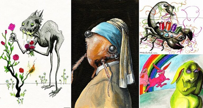 Sonia Tibacov Weird Creature Art