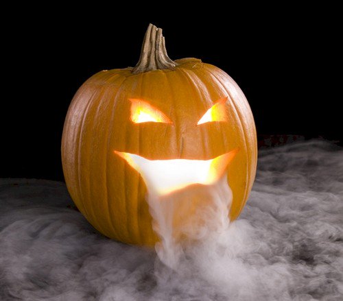 dry ice pumkin