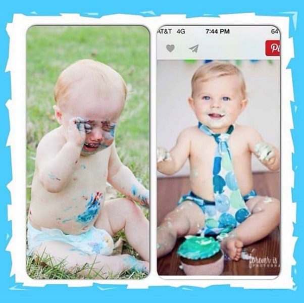 20 Hilarious Expectations Vs. Reality Baby Photos