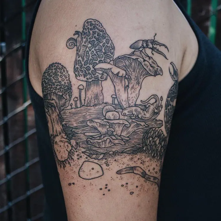 fungi tattoo