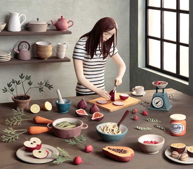 irma-gruenholz-clay-portraits-kitchen