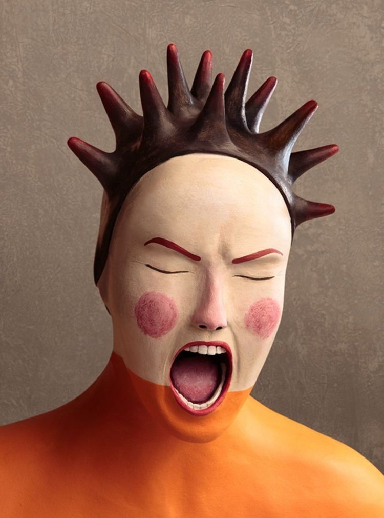 irma-gruenholz-clay-portraits-orange 