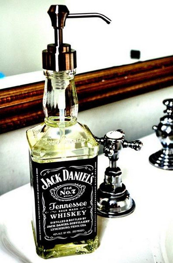 jack daniels soap dispenser
