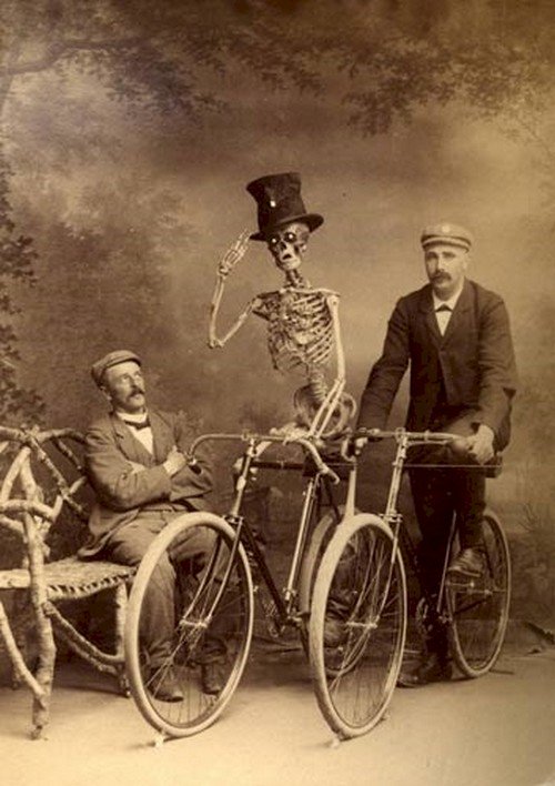 men bikes skeleton