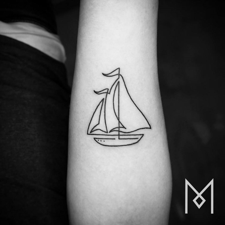 one-line-tattoo-mo-ganji-boat