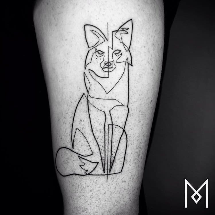 one-line-tattoo-mo-ganji-fox