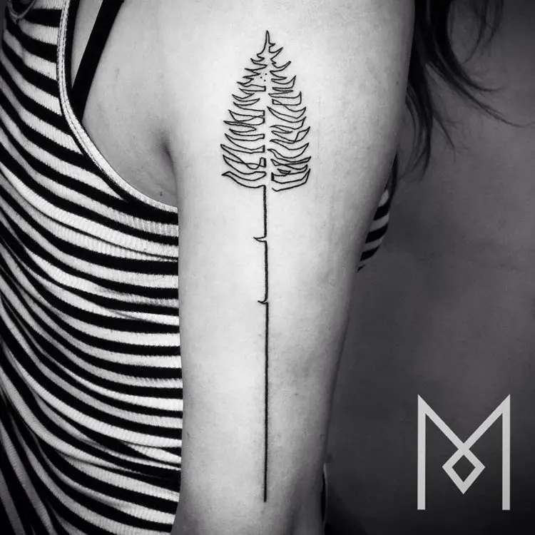 one-line-tattoo-mo-ganji-tree