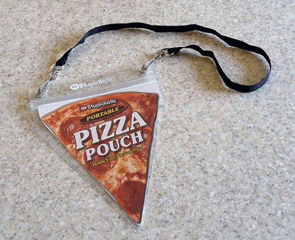 pizza pouch necklace