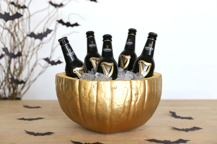 pumpkin party drink cooler