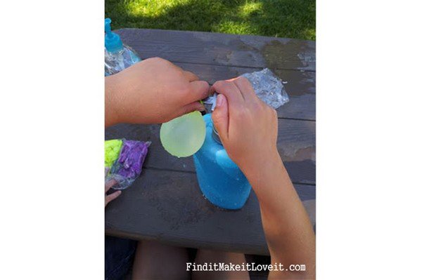 soap pump water balloons